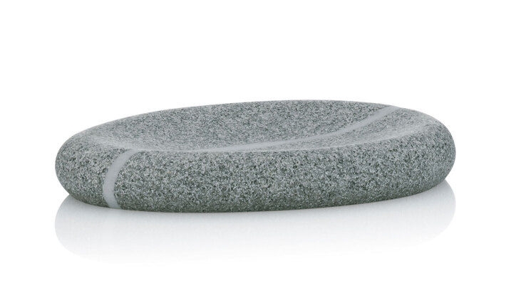 kela Seifenschale TALUS 8,5 x 14 cm Kunststoff grau