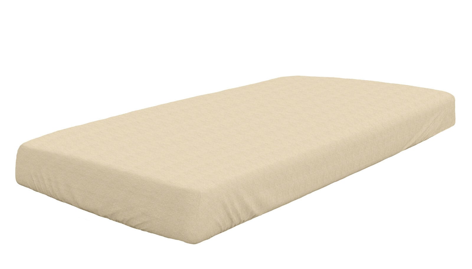 DORMISETTE Biber-Spannbettlaken 90-100 x 200 cm beige