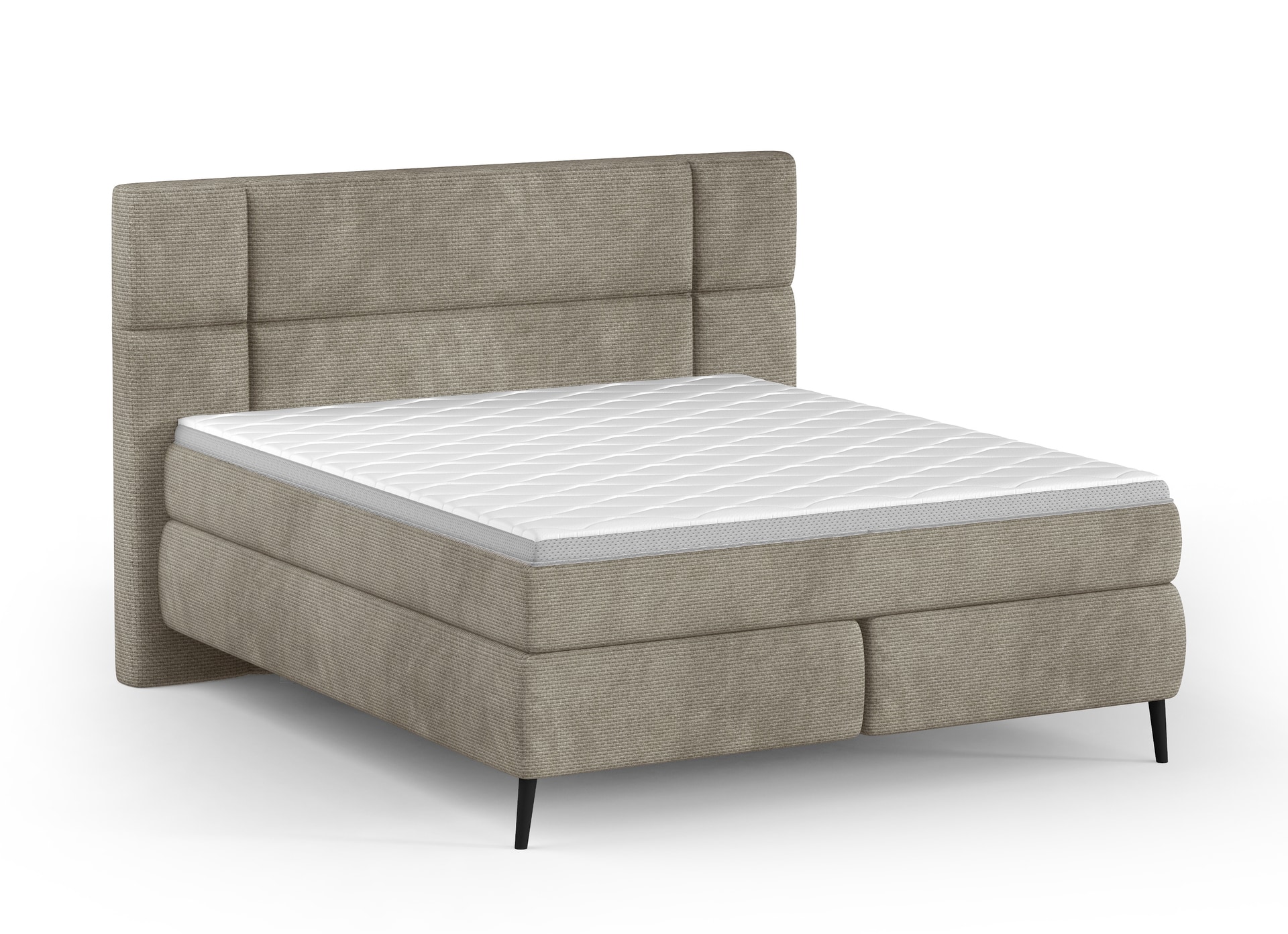 Boxspringbett LUCIO 180 x 200 cm beige