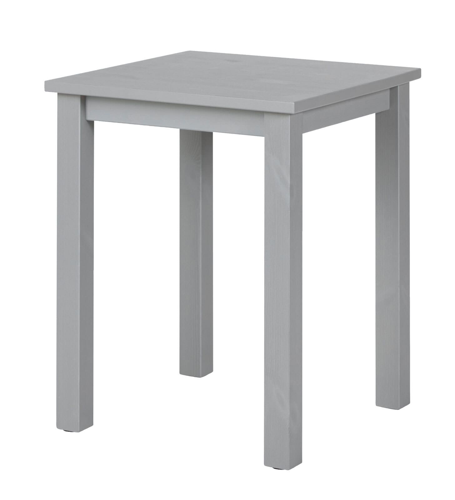 Beistelltisch LENNART 45x55x45 cm Massivholz grau