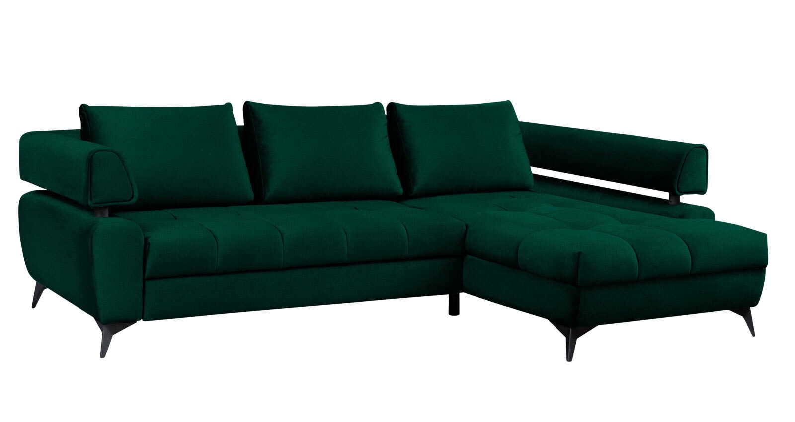 Ecksofa PARIS SF-R dunkelgrün