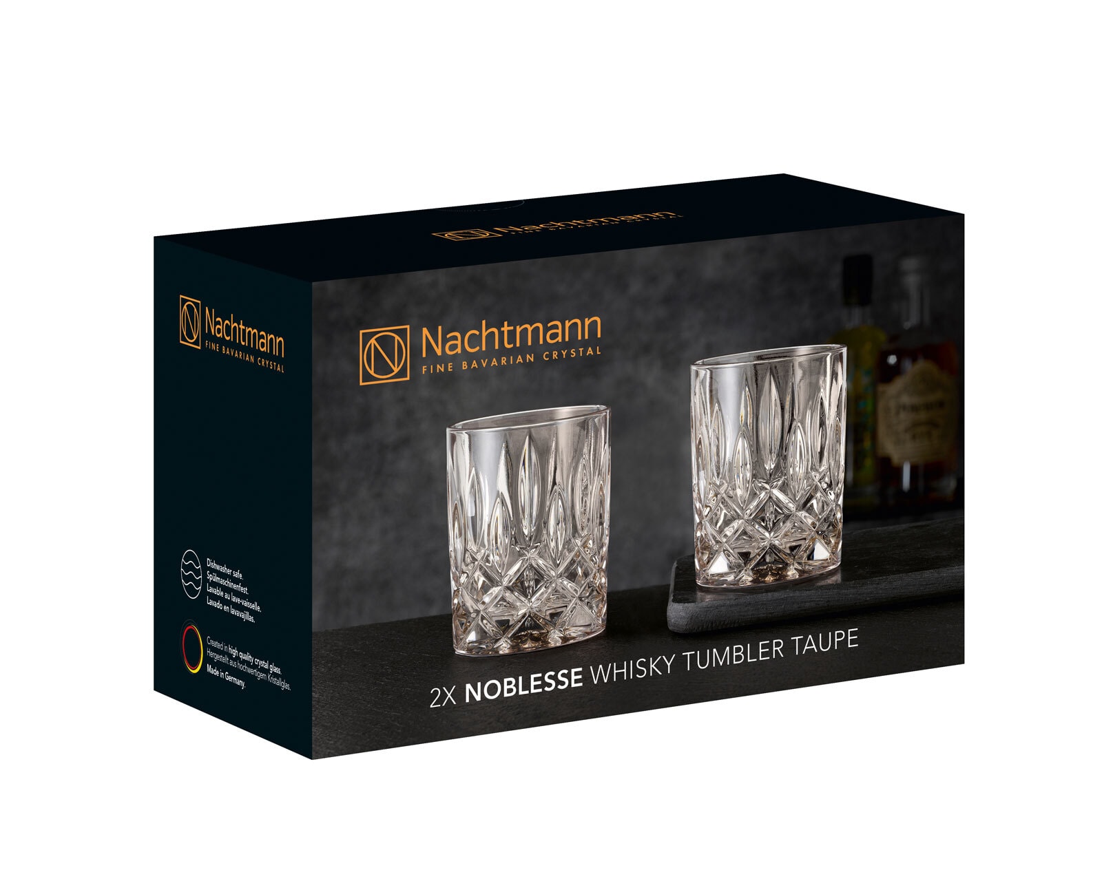 Nachtmann Whiskyglas NOBLESSE 2 Set taupe