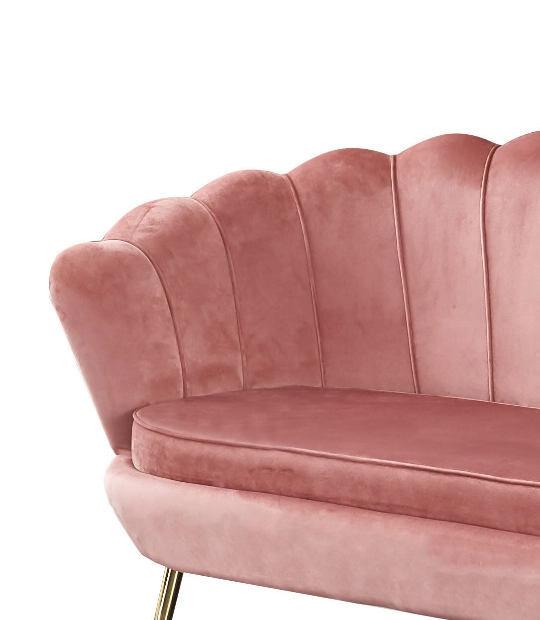 Sofa 2-Sitzer rose