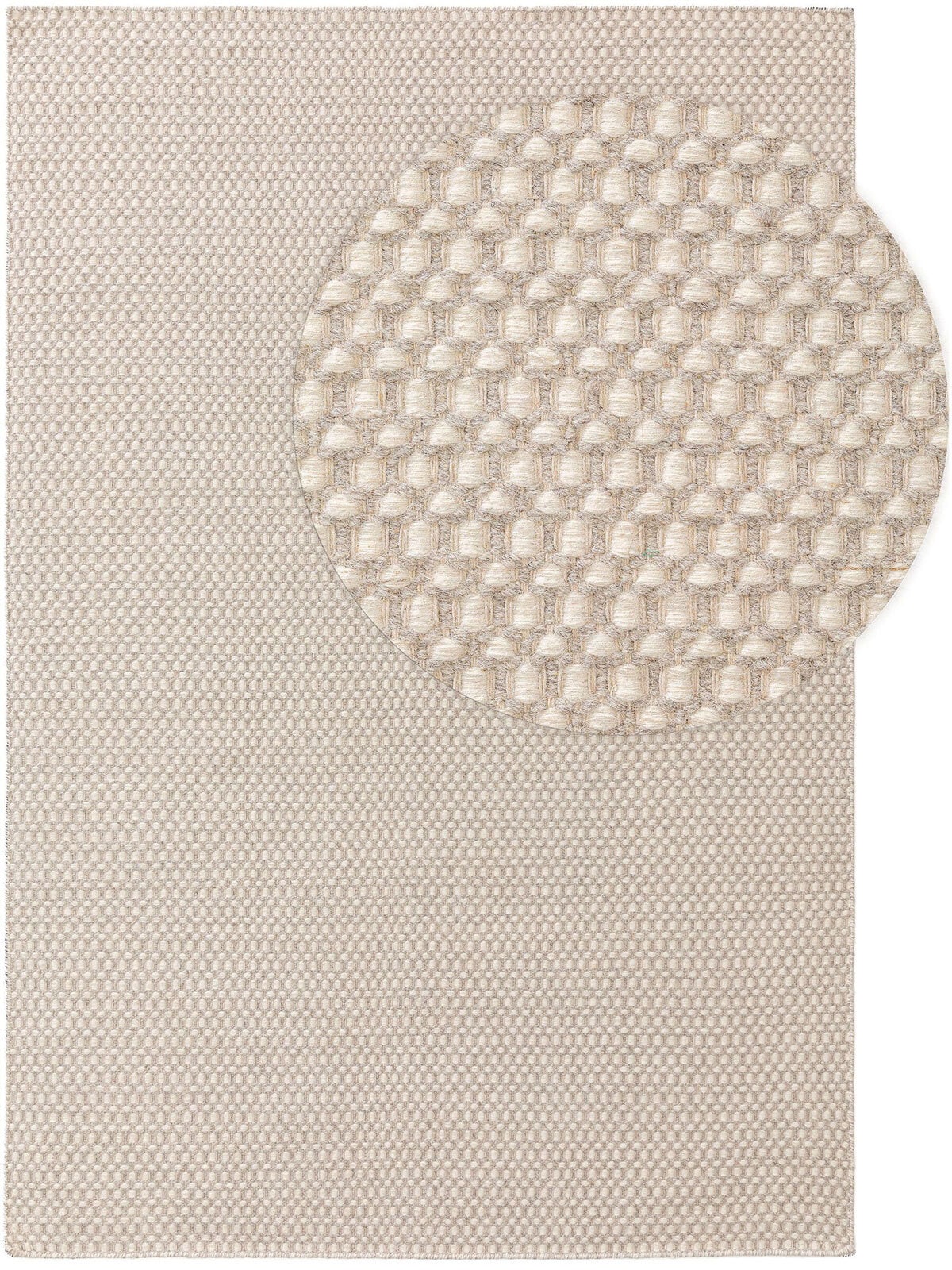 benuta pure Teppich HECTOR 80 x 150 cm beige