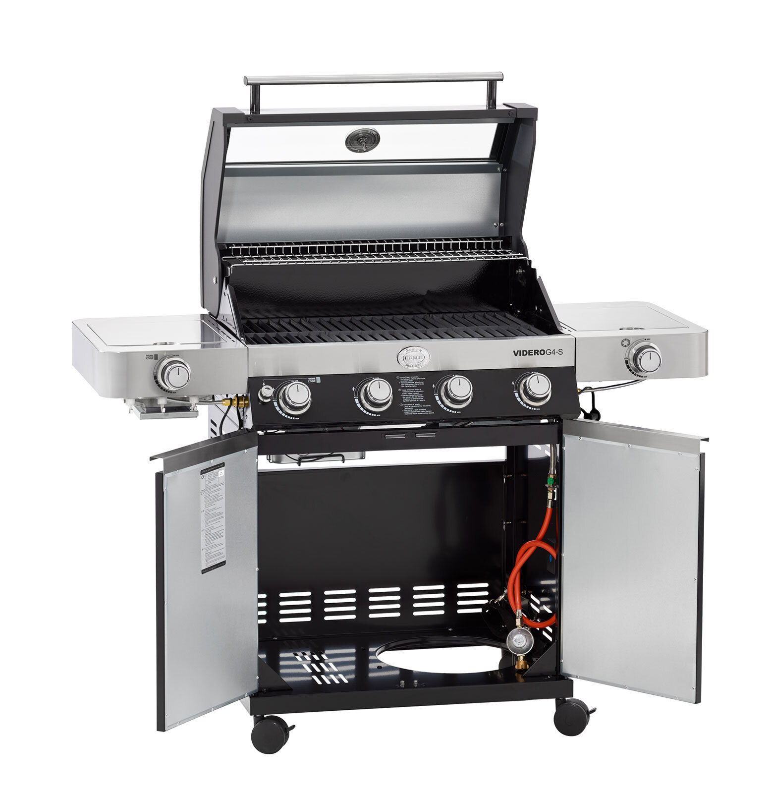 RÖSLE Gasgrill VIDERO G4-S Vario+ schwarz