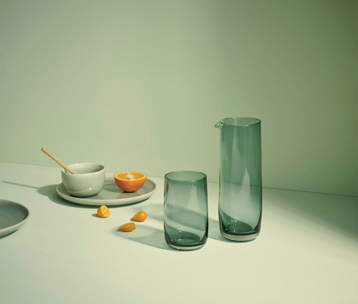 ASA Longdrinkglas SARABI 6er Set - je 400 ml grün