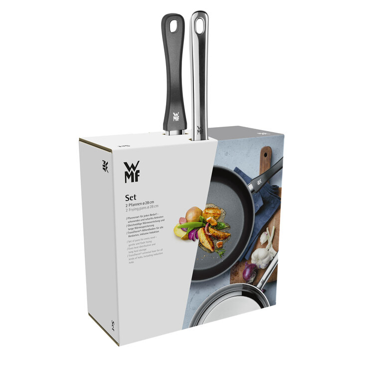 WMF Pfannen-Starter Set DEVIL 2-teilig Edelstahl silberfarbig
