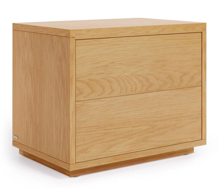 Kave Home Nachttisch ABILEN braun