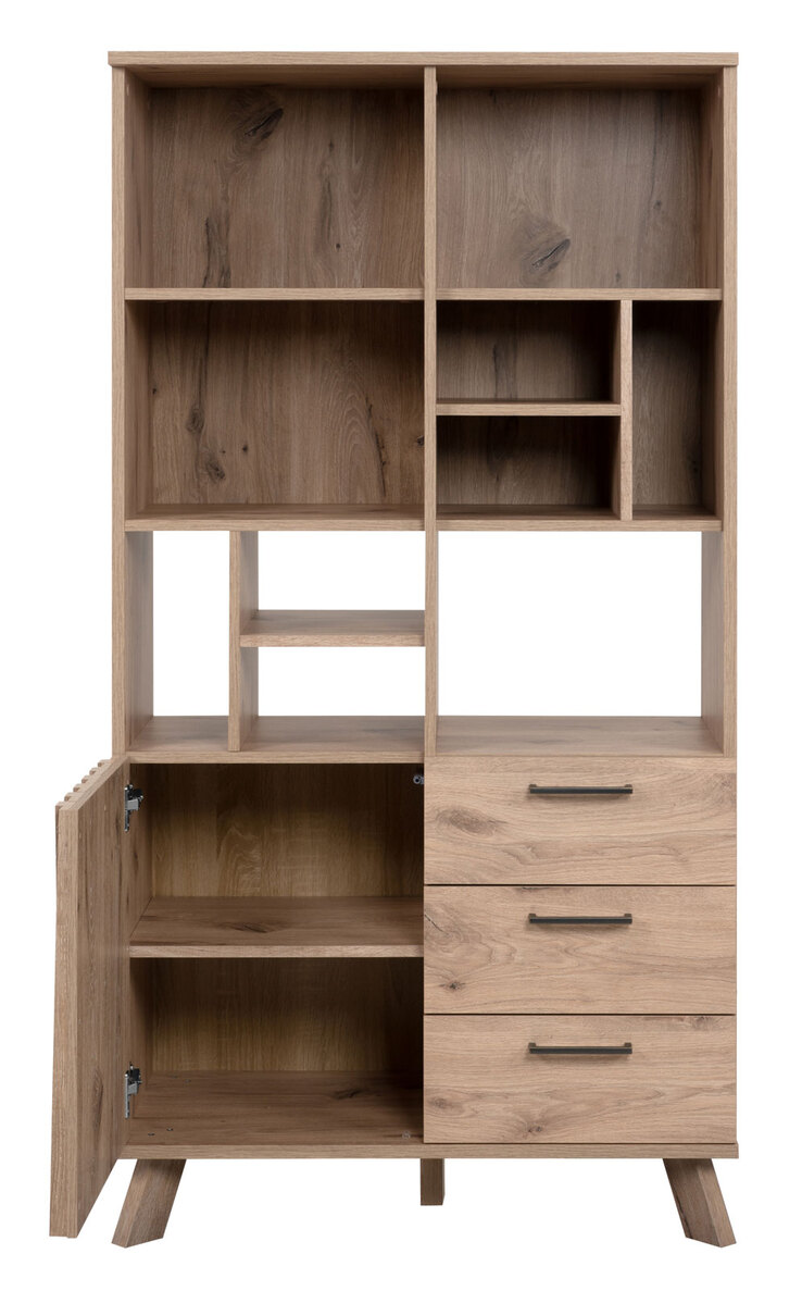 Highboard WELLINGTON 84,5 x 160 cm Schwedeneiche