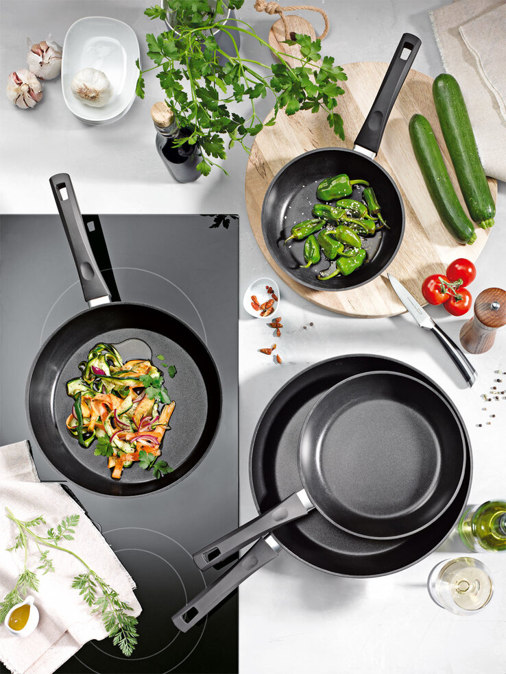 bongusto Bratpfanne BUENO 20 cm Aluminium schwarz