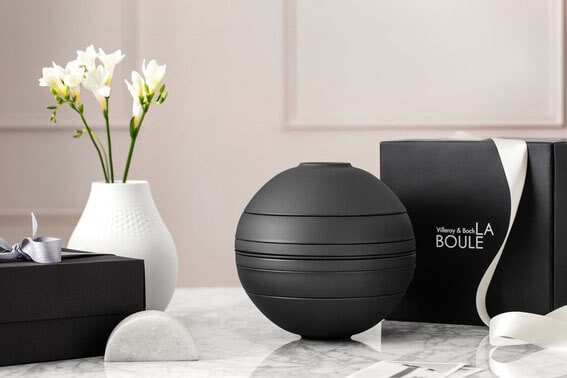 Villeroy & Boch Tafelservice ICONIC LA BOULE 7-teilig schwarz