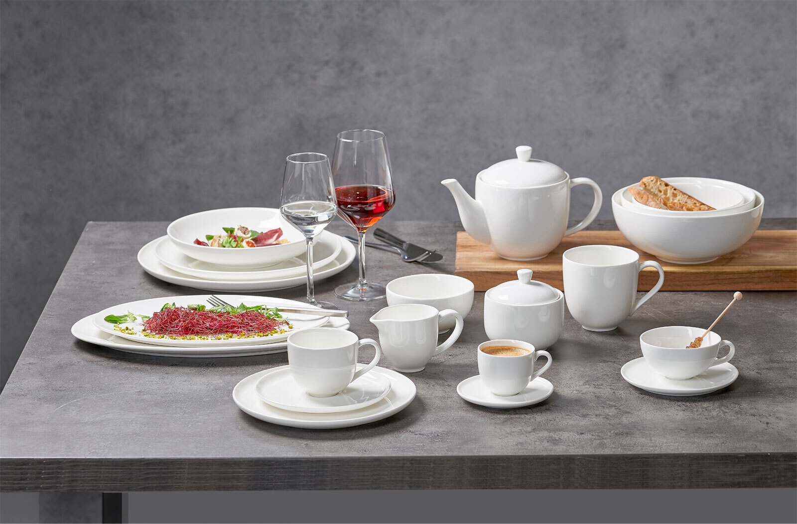 Ritzenhoff & Breker Kaffeetasse SKAGEN 6er Set weiß