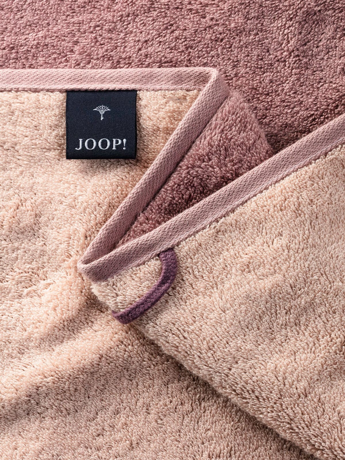 JOOP! Handtuch DOUBLEFACE 50 x 100 cm rosa  