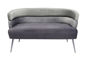 KARE DESIGN Sofa SANDWICH 125 x 64 cm grau