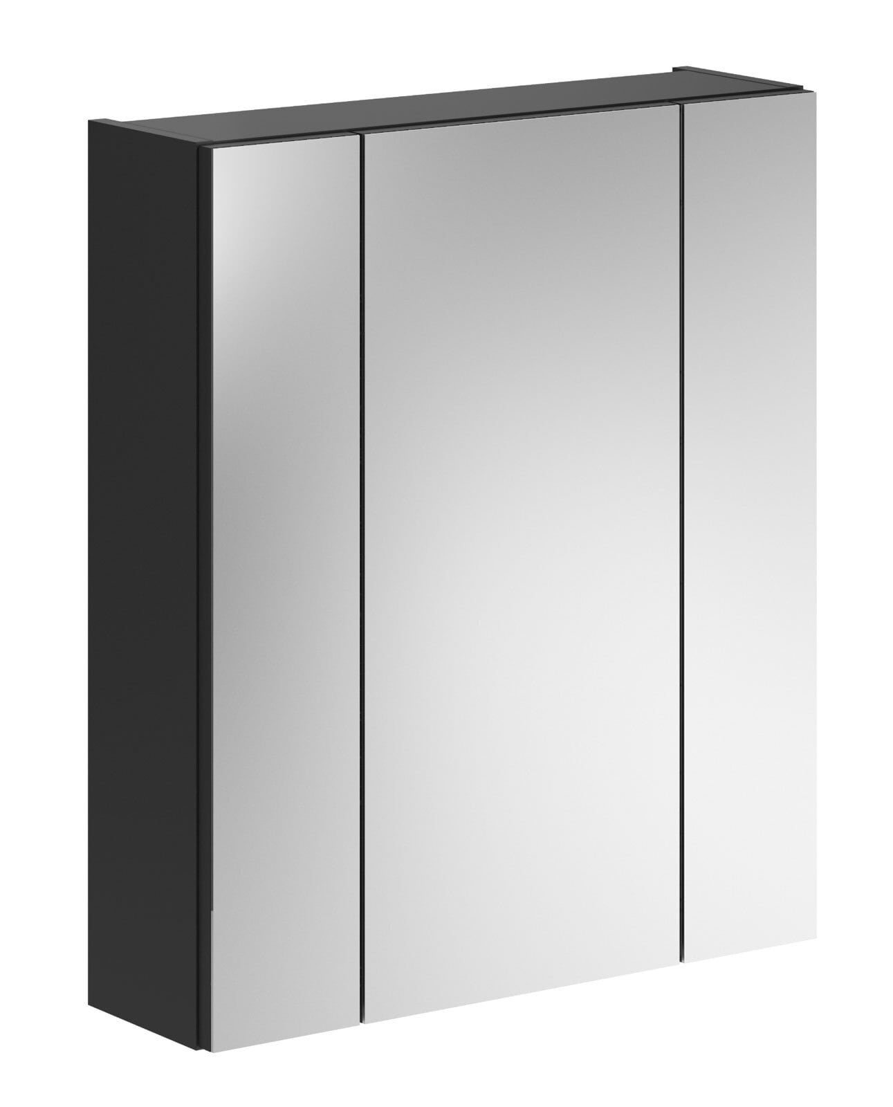 Spiegelschrank LINUS 60 x 70 cm schwarz