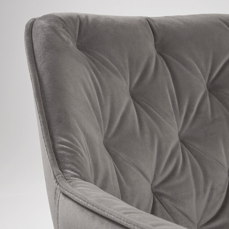 Kave Home Esszimmerstuhl DELTA grau