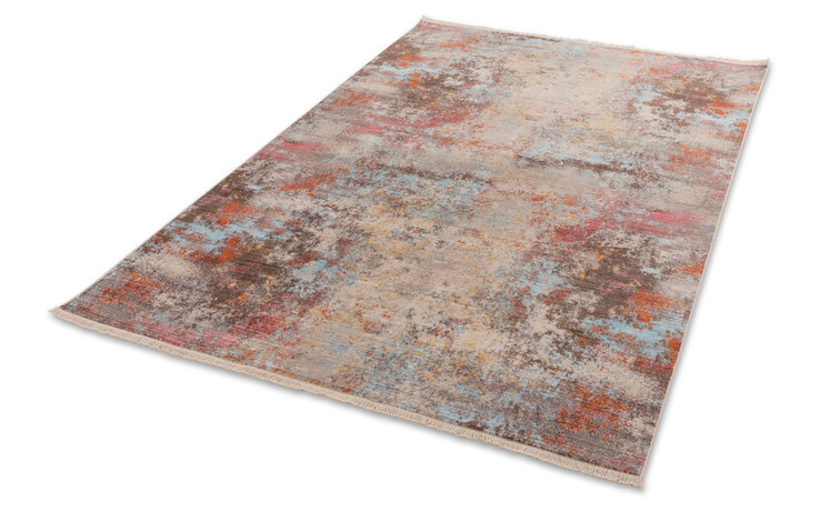 SCHÖNER WOHNEN-Kollektion Teppich MYSTIK 133 x 185 cm braun/mehrfarbig
