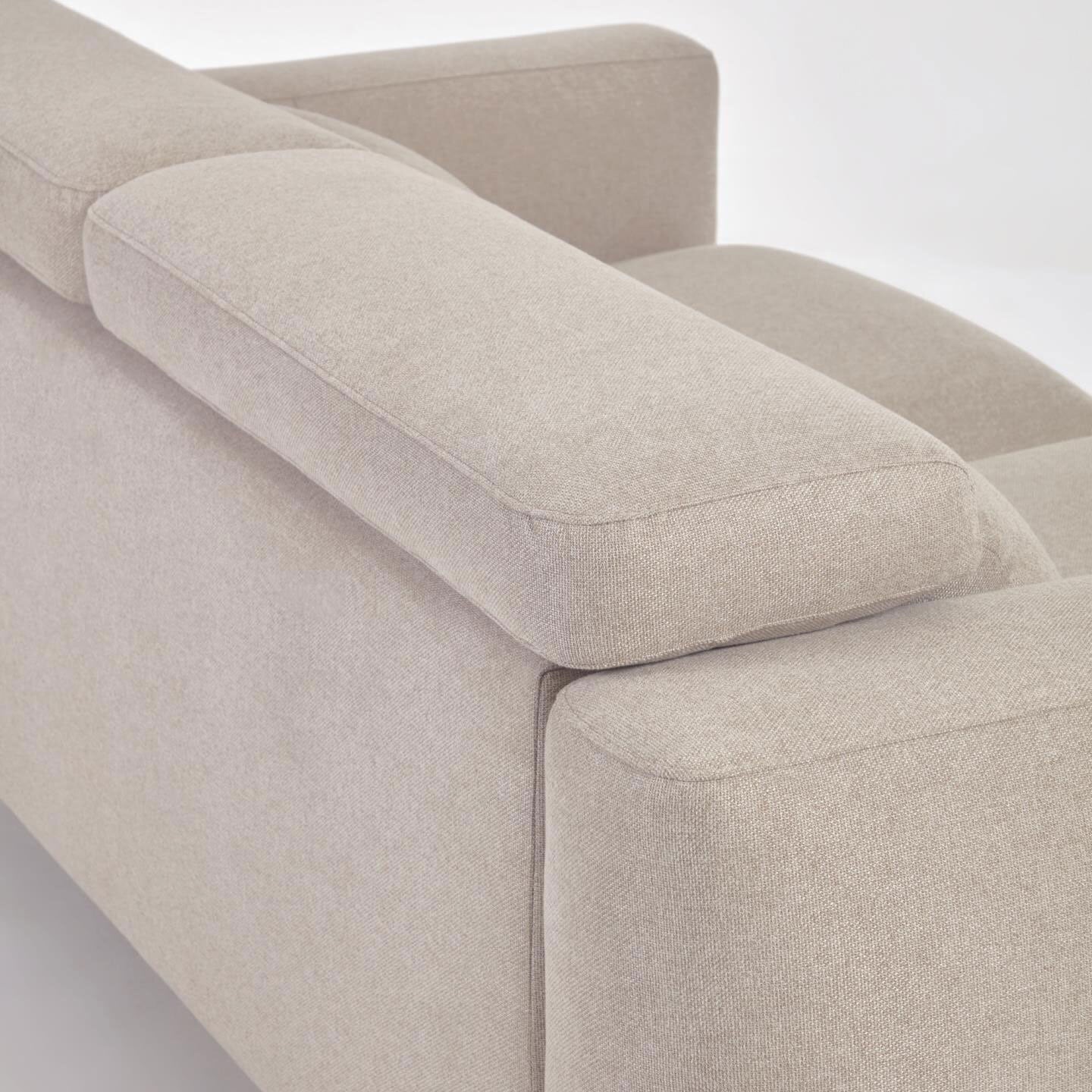 Kave Home Sofa 3-Sitzer SINGA beige