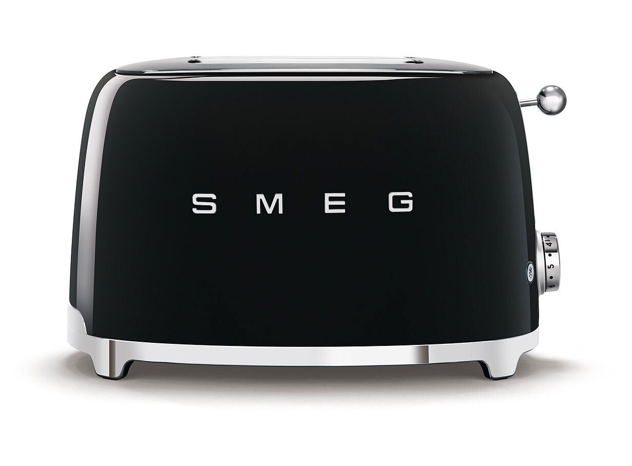 SMEG Toaster 2-Schlitz KOMPAKT schwarz