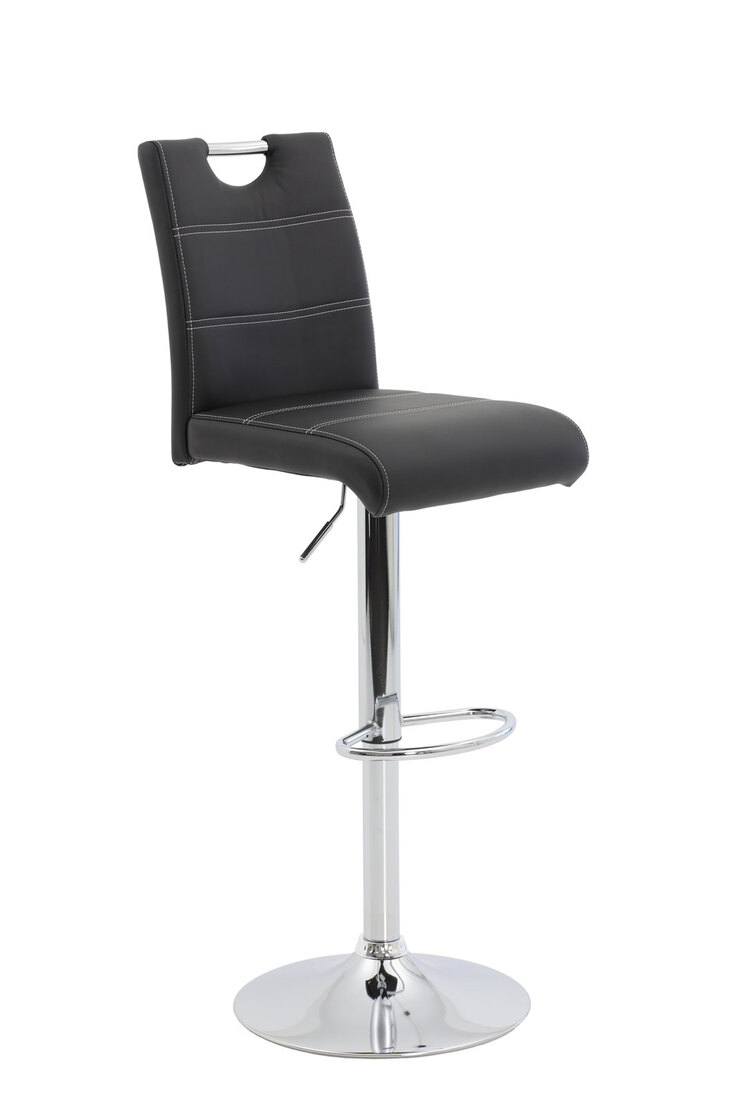 Barhocker MIRANDA L 2er Set schwarz