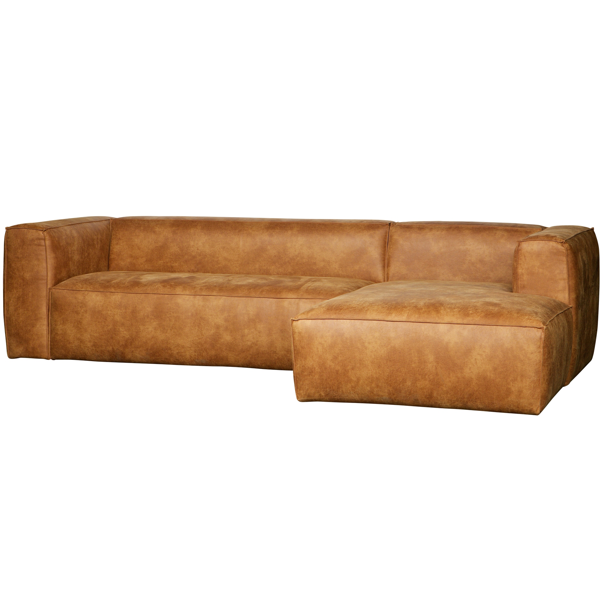 Ecksofa BEAN 305 x 175 cm cognac