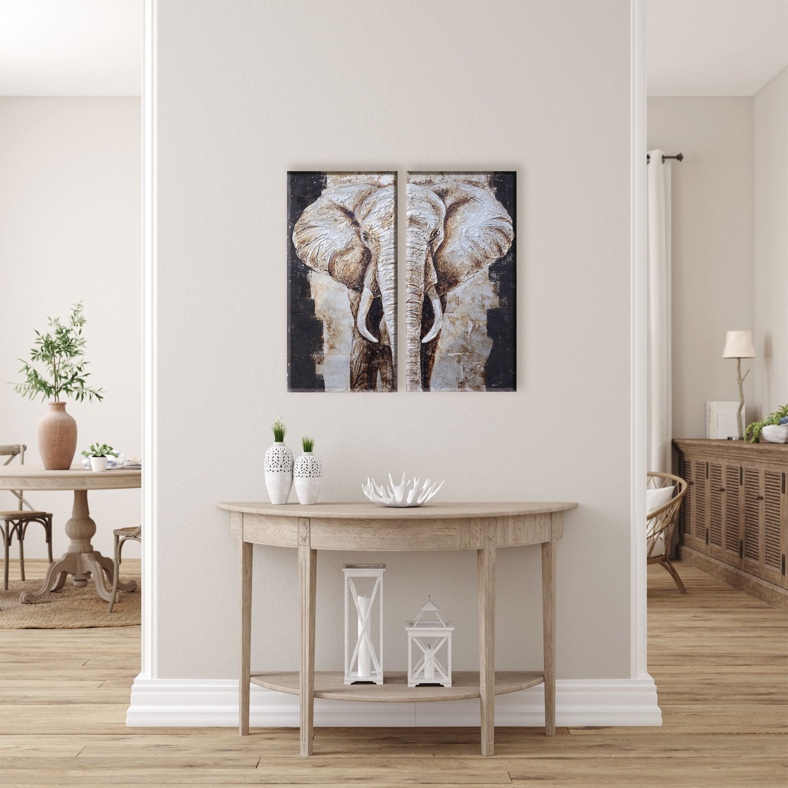 BÖNNINGHOFF Bild ELEFANT I 40 x 80 cm