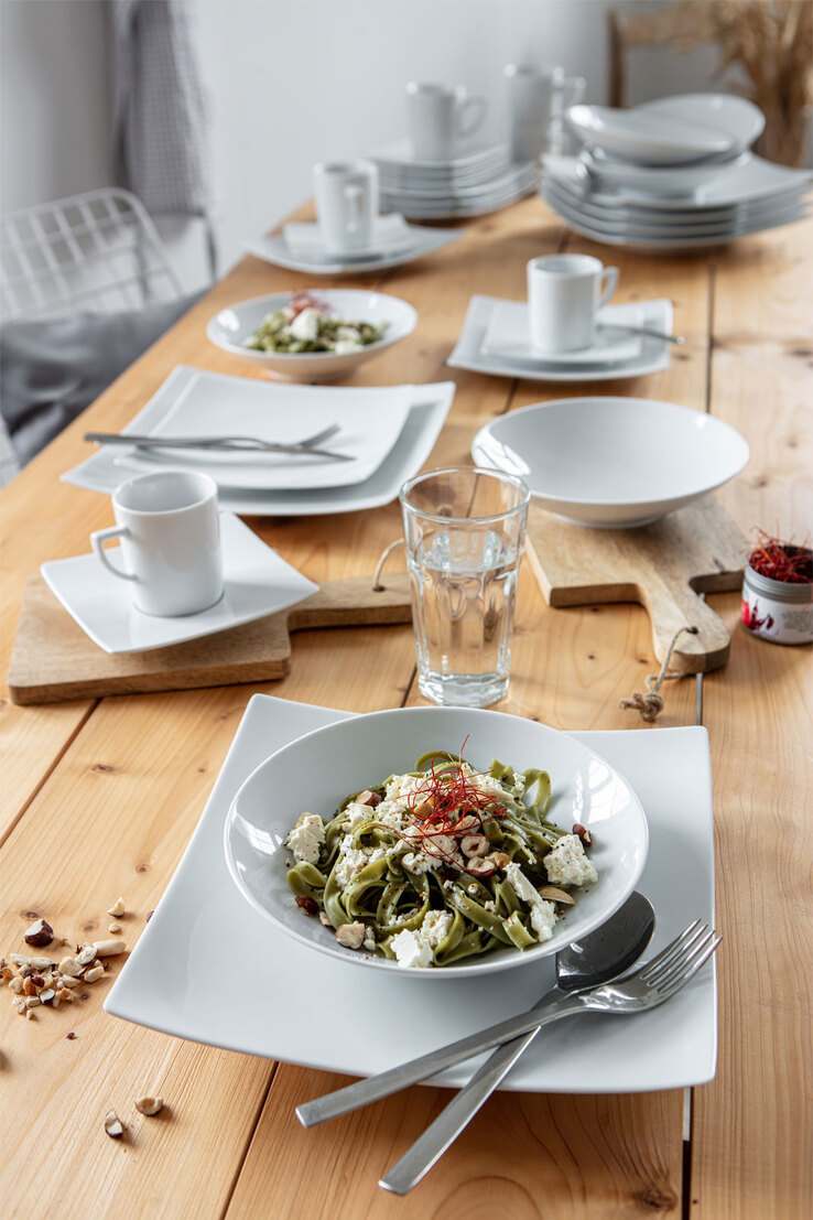 CreaTable Kombiservice NEW ELEGANCE 30-teilig weiß