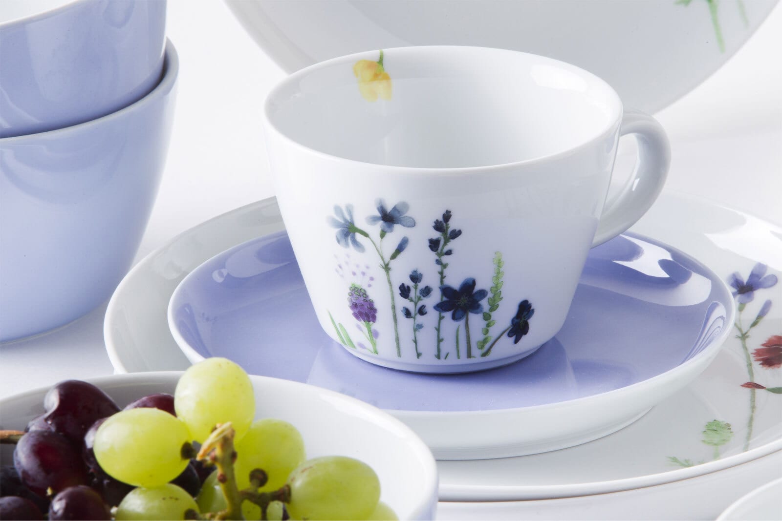 KAHLA Tasse FIVE SENSE 250 ml Keramik blau/weiß 