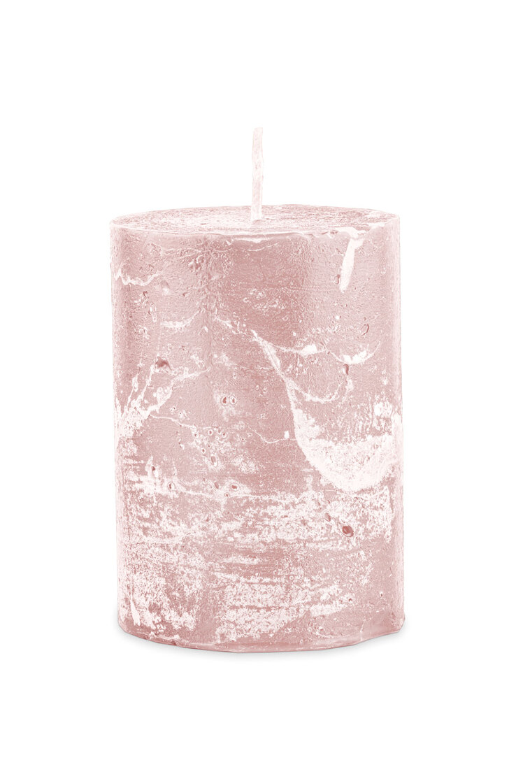 ENGELS KERZEN Stumpenkerze MON AMI Rustique 10 cm rose