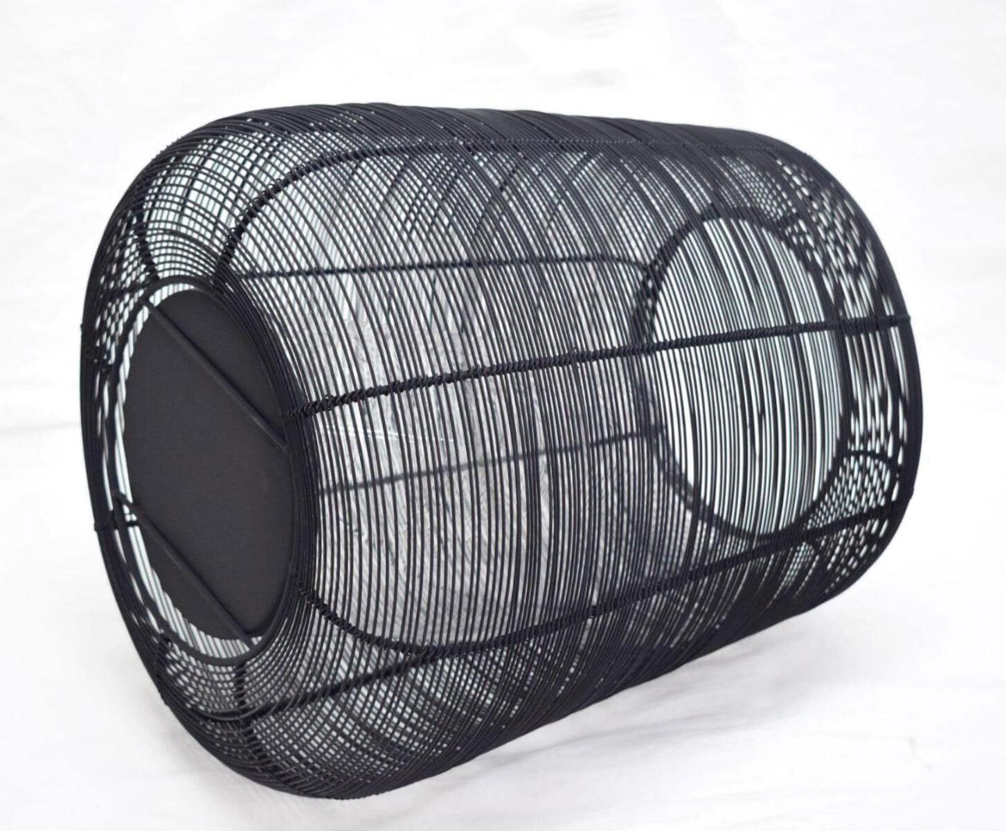 Windlicht MESH 35 cm schwarz