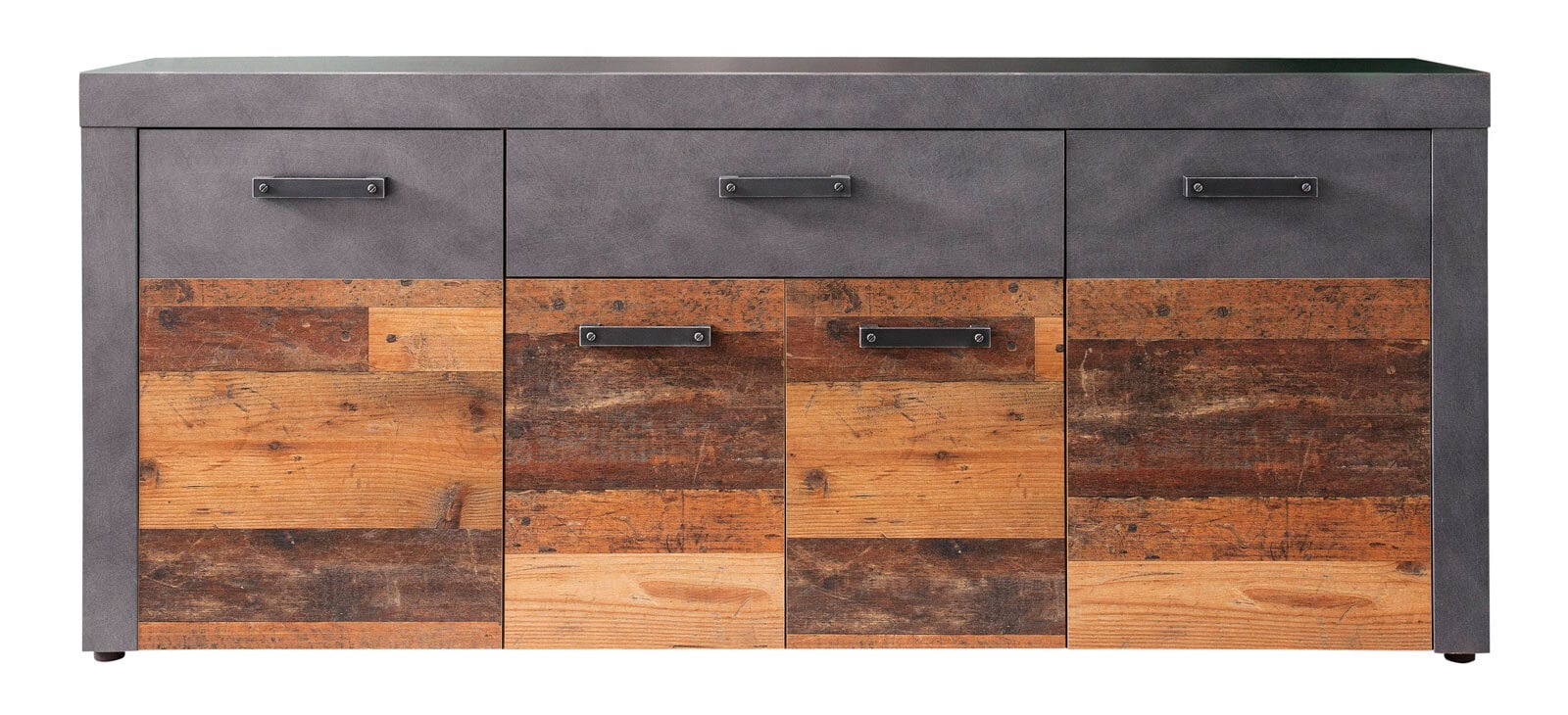 Sideboard INDY 178 x 76 cm Old Wood braun/ grau