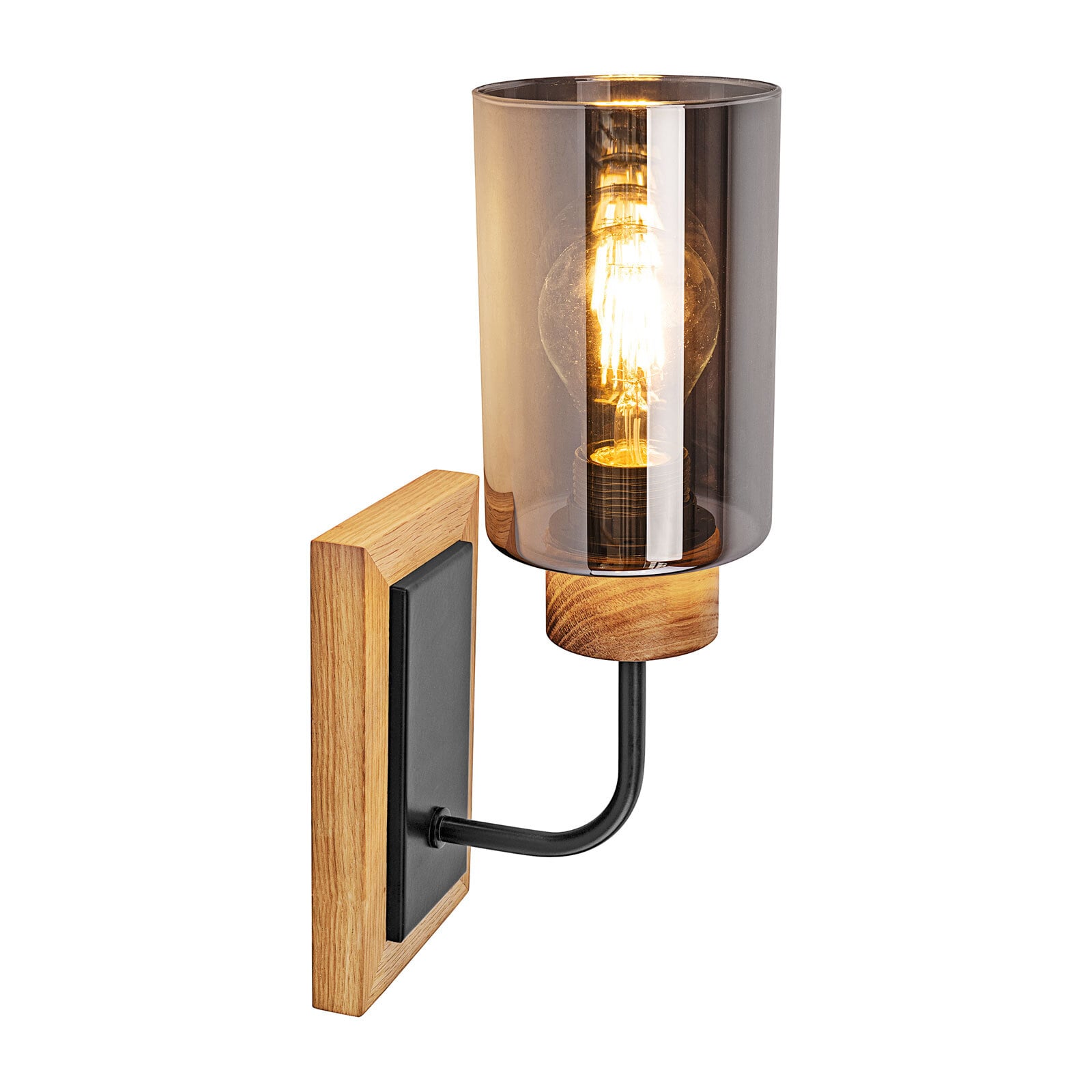 SPOT LIGHT Retrofit Wandleuchte BOSCO Eiche /smoky