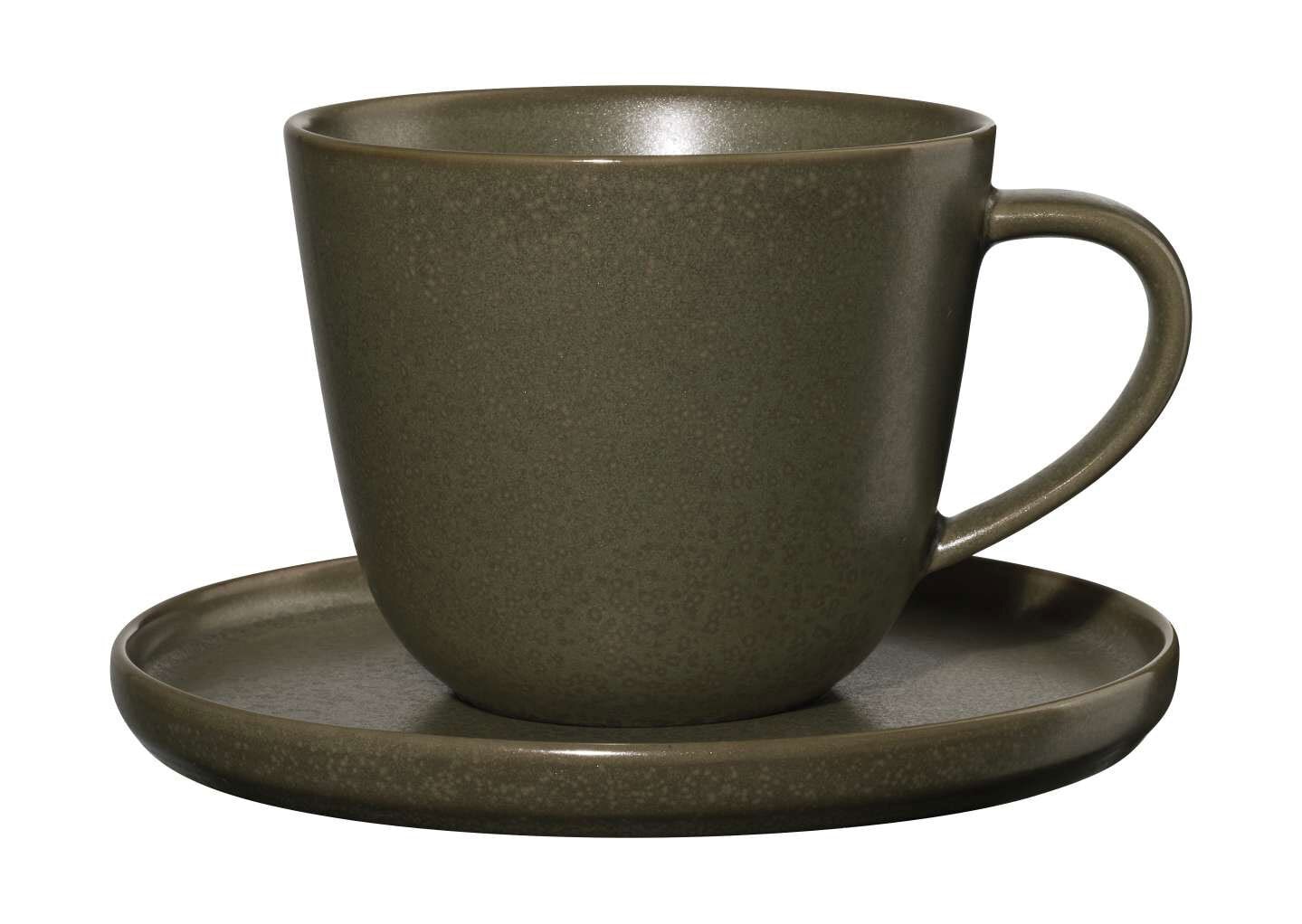 ASA Kaffeetassen Set COPPA 12-teilig nori-grün