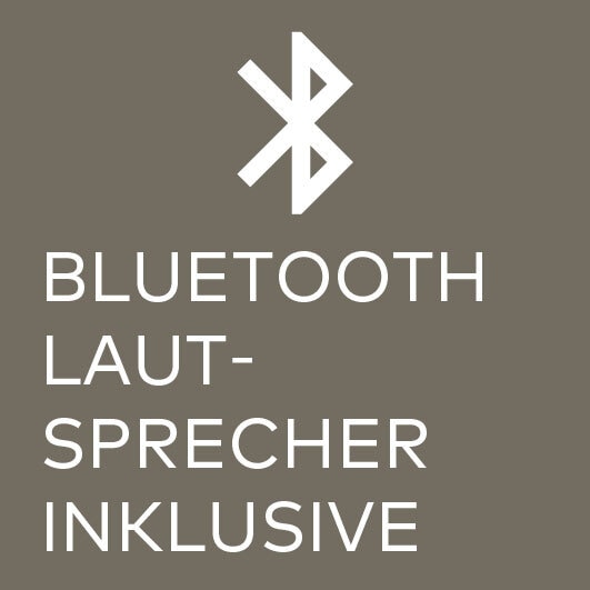 Bluetooth-Lautsprecher mit Ladefunktion und Nachtlicht grau