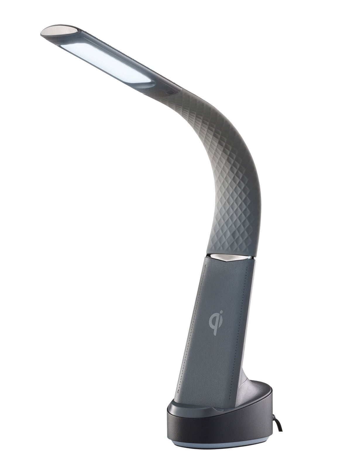 casaNOVA LED Schreibtischlampe JAZZ Qi grau