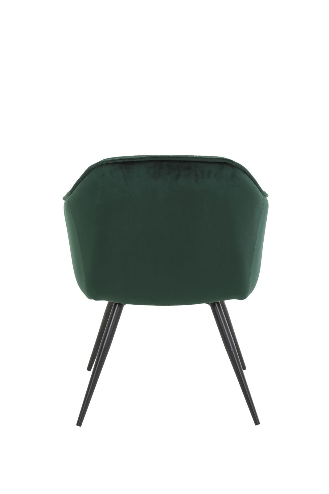 Stuhl NAIRA mit Armlehnen Samt grün / schwarz