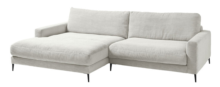 Ole Gunderson Ecksofa DOWNTOWN 170 x 272 cm Cord light grey