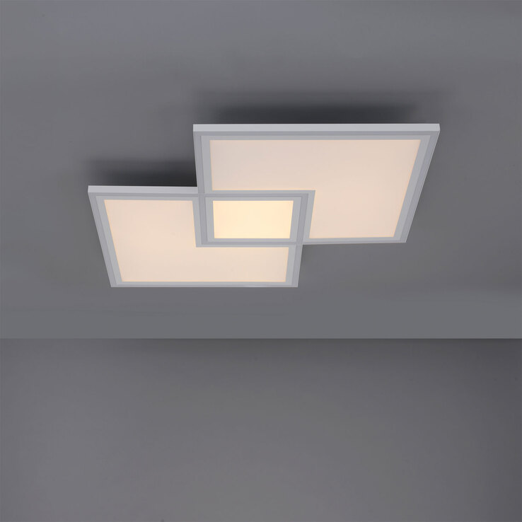 JUST LIGHT LED Deckenlampe EDGING 68 cm weiß