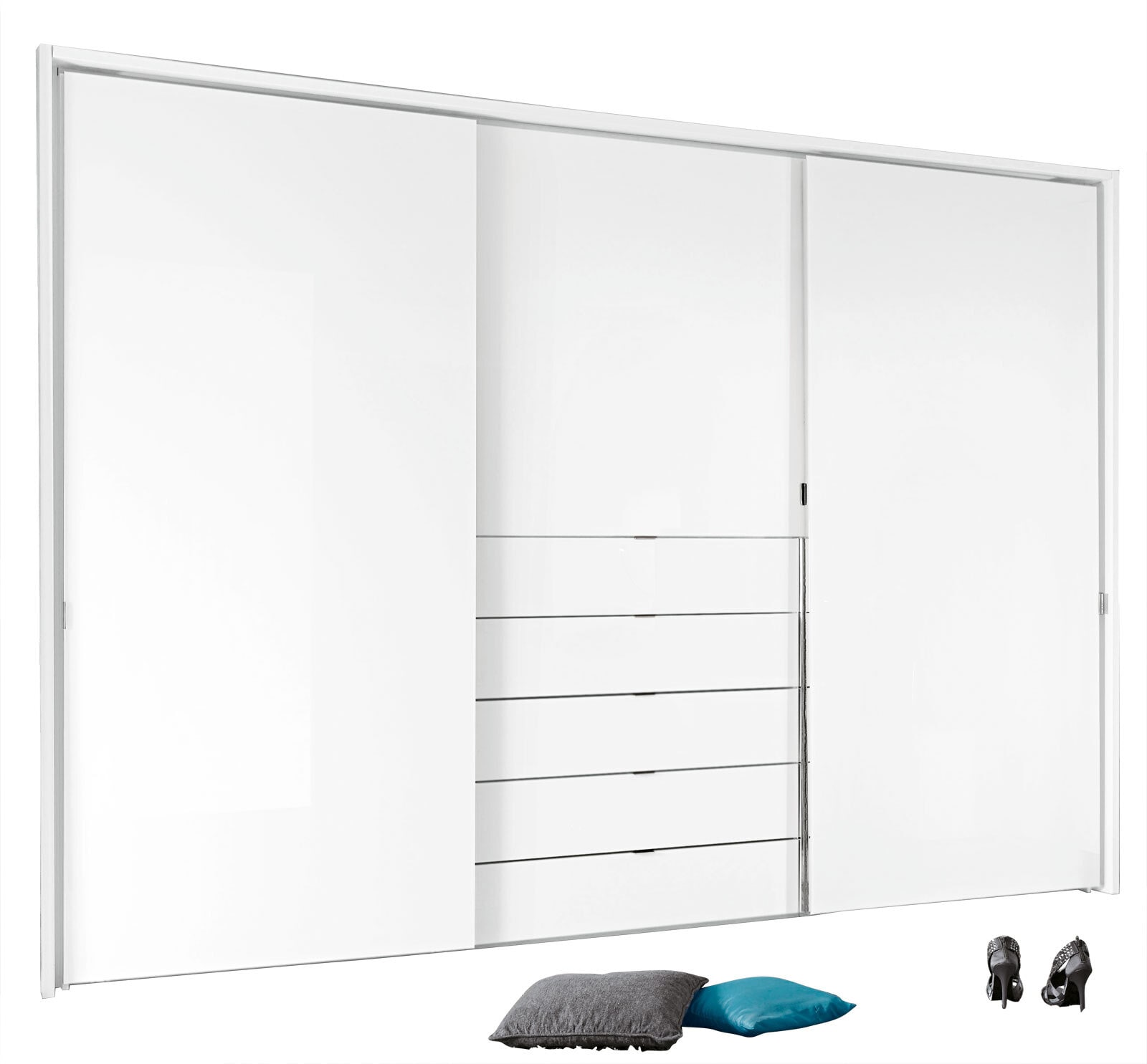 STAUD Kleiderschrank VISIO 249 x 222 x 68 cm in Weiß