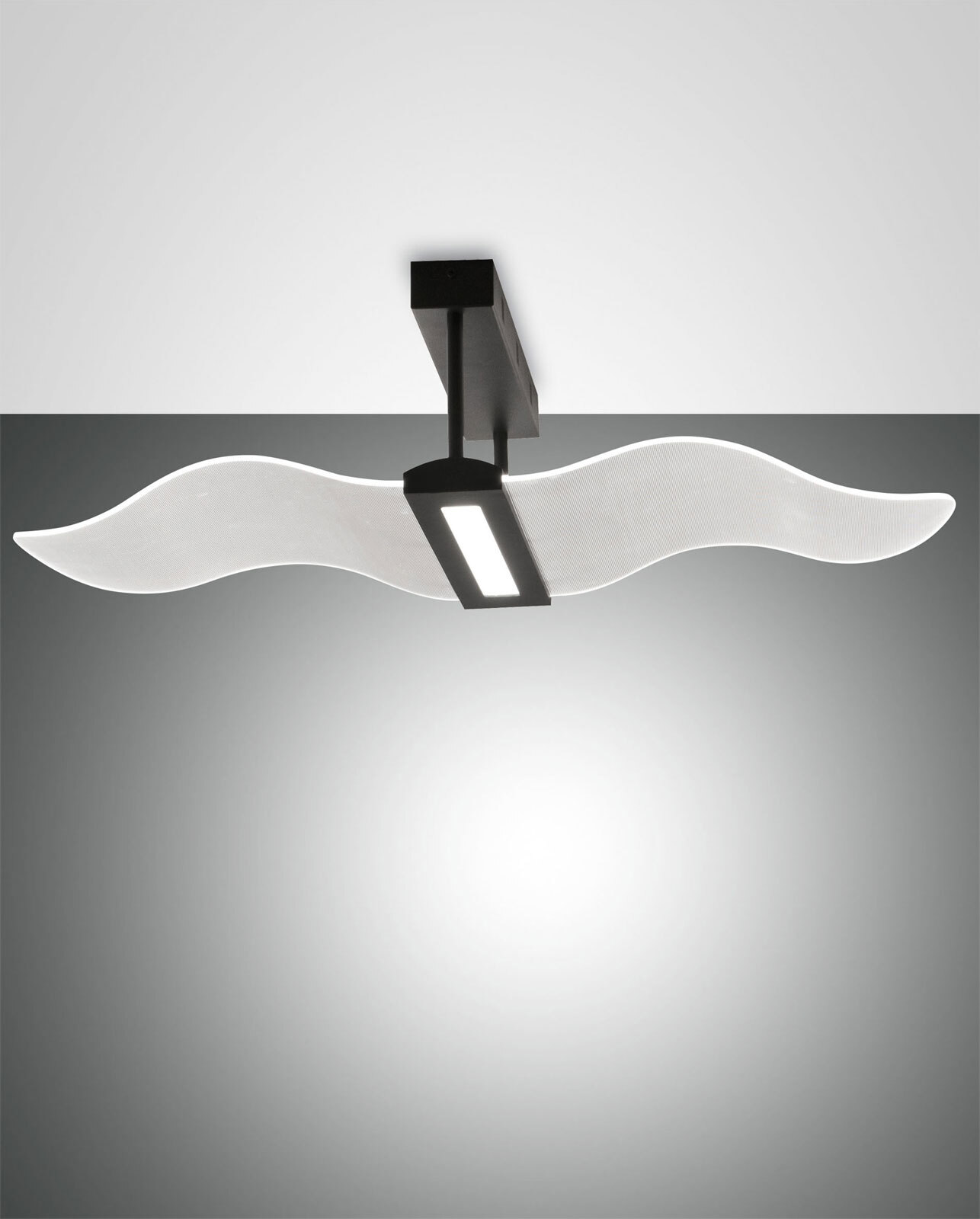 FABAS LUCE LED Deckenlampe FENICE schwarz