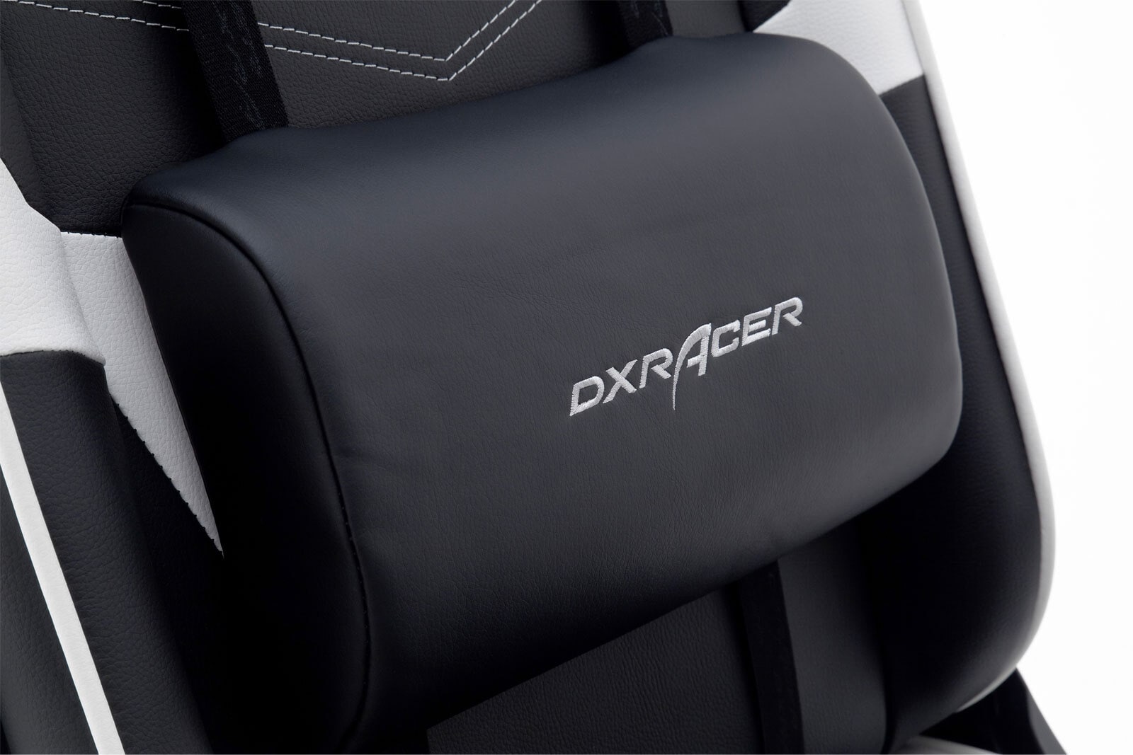 DX RACER Gaming Stuhl schwarz Absetzung weiß