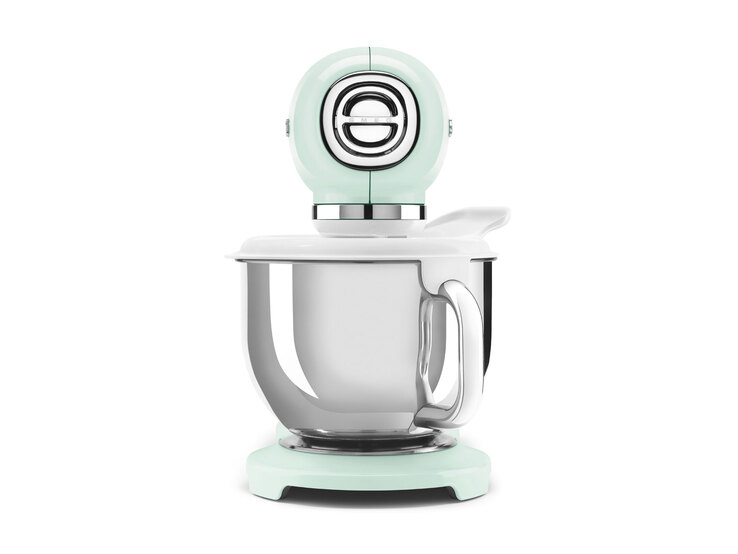 SMEG Küchenmaschine Full-Color Pastellgrün/ silberfarbig