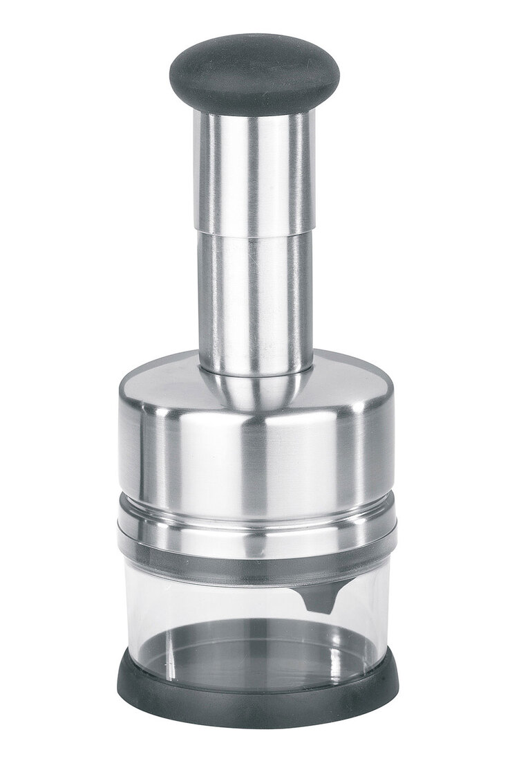 GEFU Gemüse- / Kräuterhacker 9,3 cm Edelstahl silber