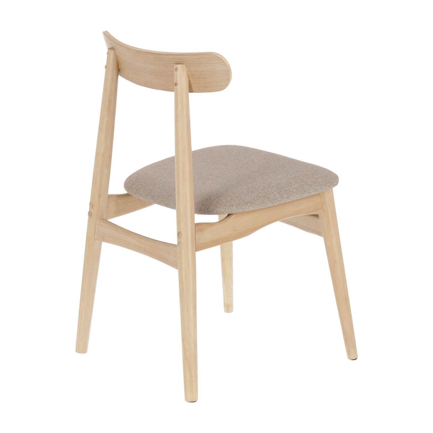 Kave Home Esszimmerstuhl NAYME braun/ beige