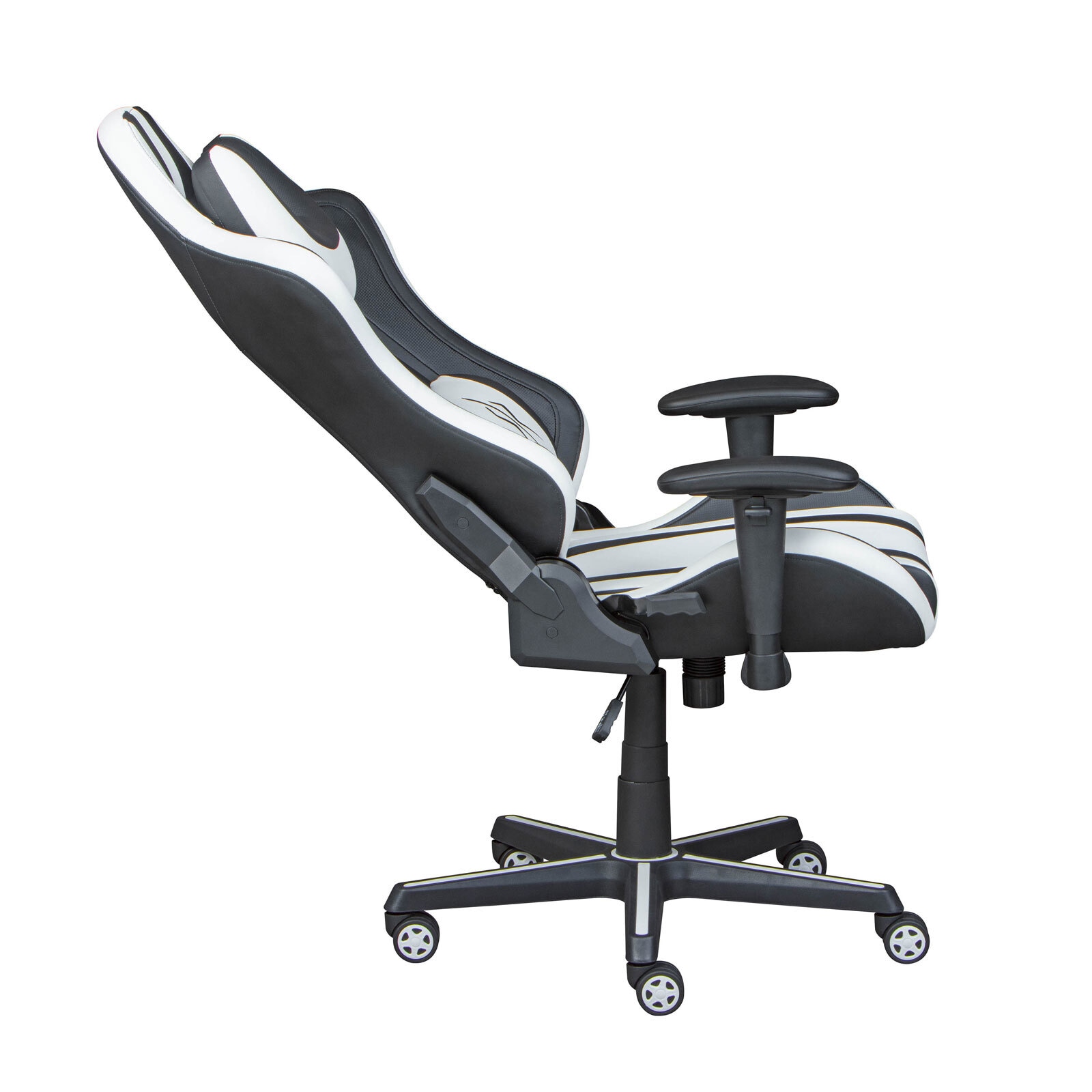 CASAVANTI Gaming Chair ZORO schwarz/weiß 59 x 125 x 70 cm