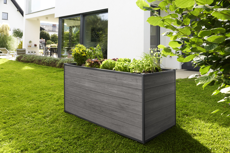 Garden FLAIR Hochbeet RUTH 160 x 80 cm anthrazit