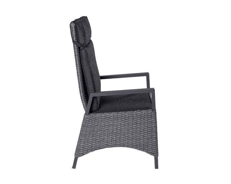 Garden FLAIR Positionsstuhl Garten LEA 2er Set graumix /anthrazit