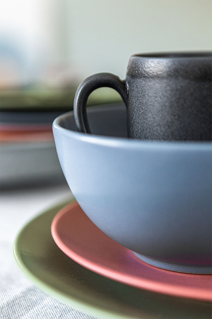 CreaTable Müslischale SOFT TOUCH hellblau