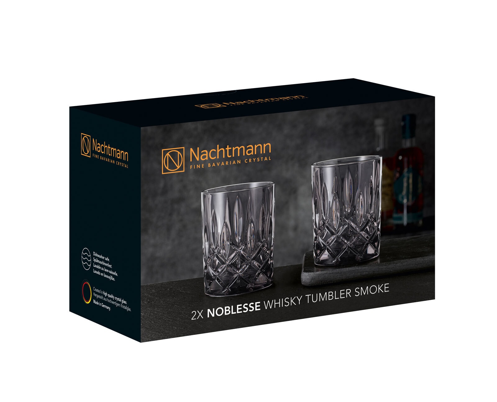 Nachtmann Whiskyglas NOBLESSE 2 Set grau