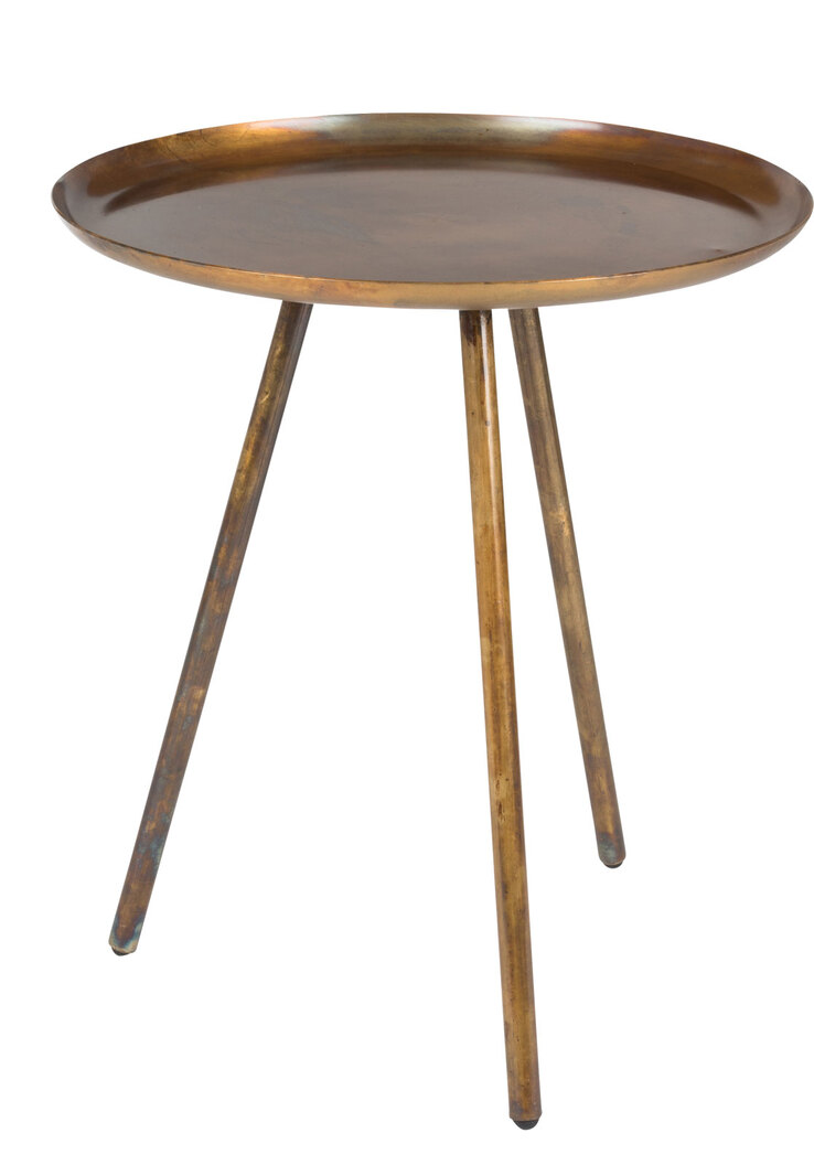 Beistelltisch LANDO 48 x 46 cm kupferfarbig